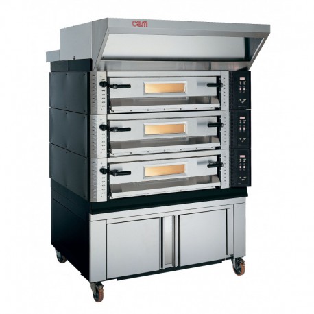 HORNO DE PIZZA ELECTRICO OEM 3 CAMARAS 93X63 MODELO S963