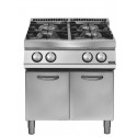 Cocinas a gas con cubas extraíbles en acero inoxidable - Pratika 900